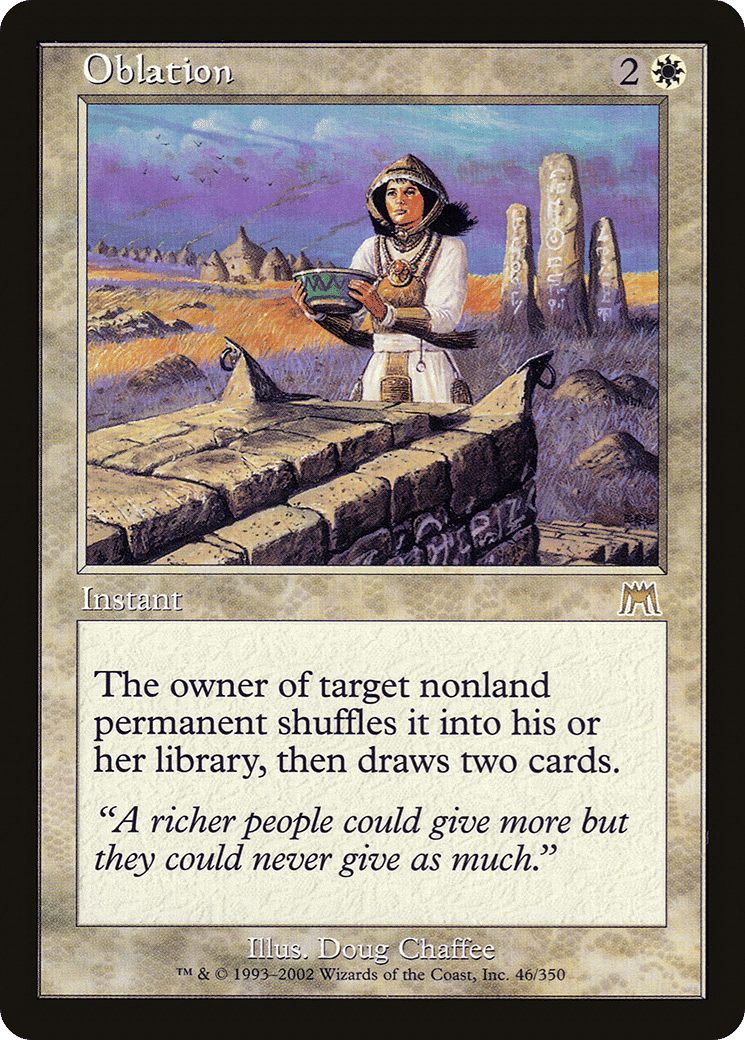 Oblation — Onslaught — Magic: The Gathering