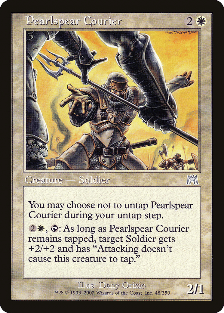 Pearlspear Courier — Onslaught — Magic: The Gathering