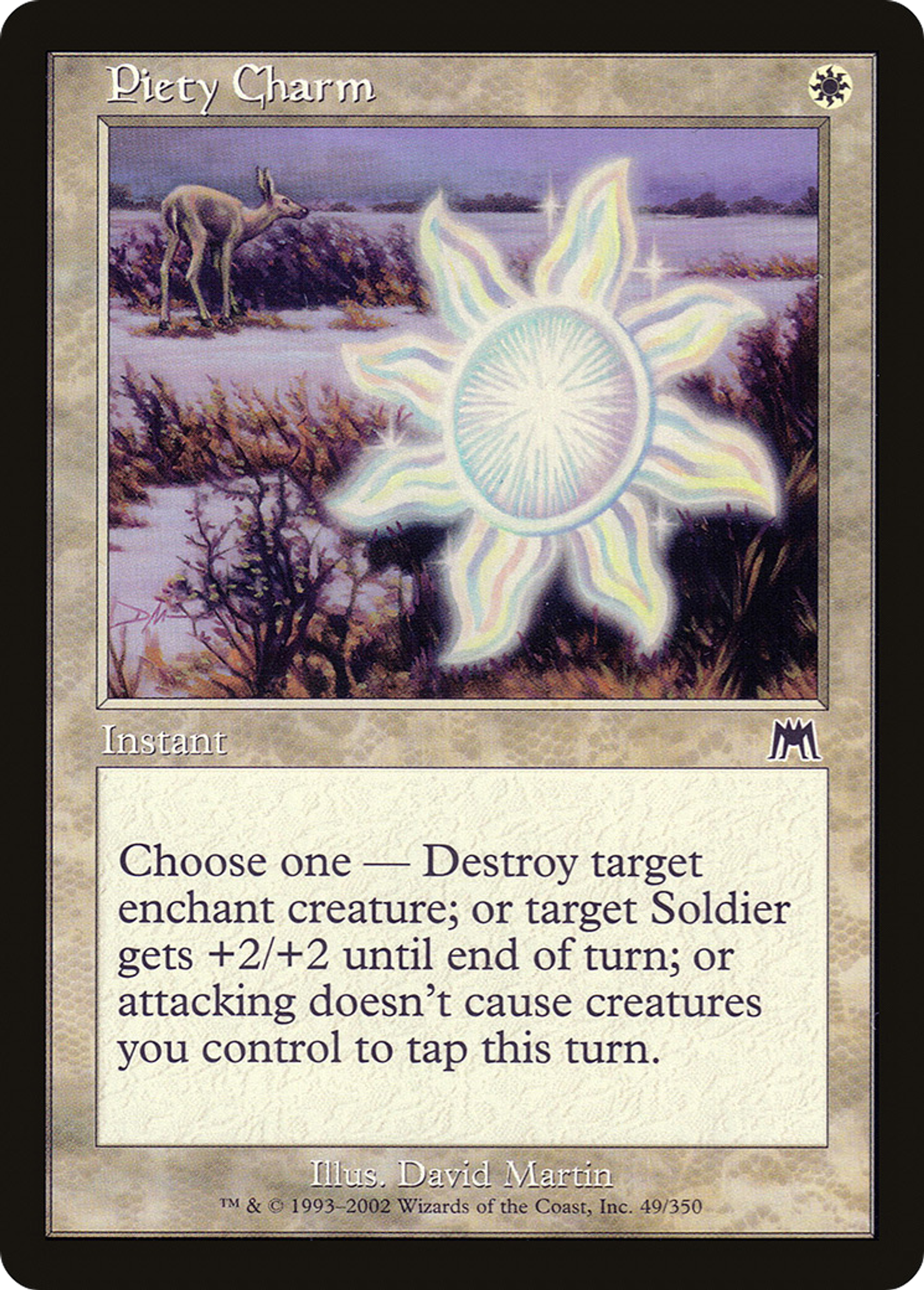 Piety Charm — Onslaught — Magic: The Gathering