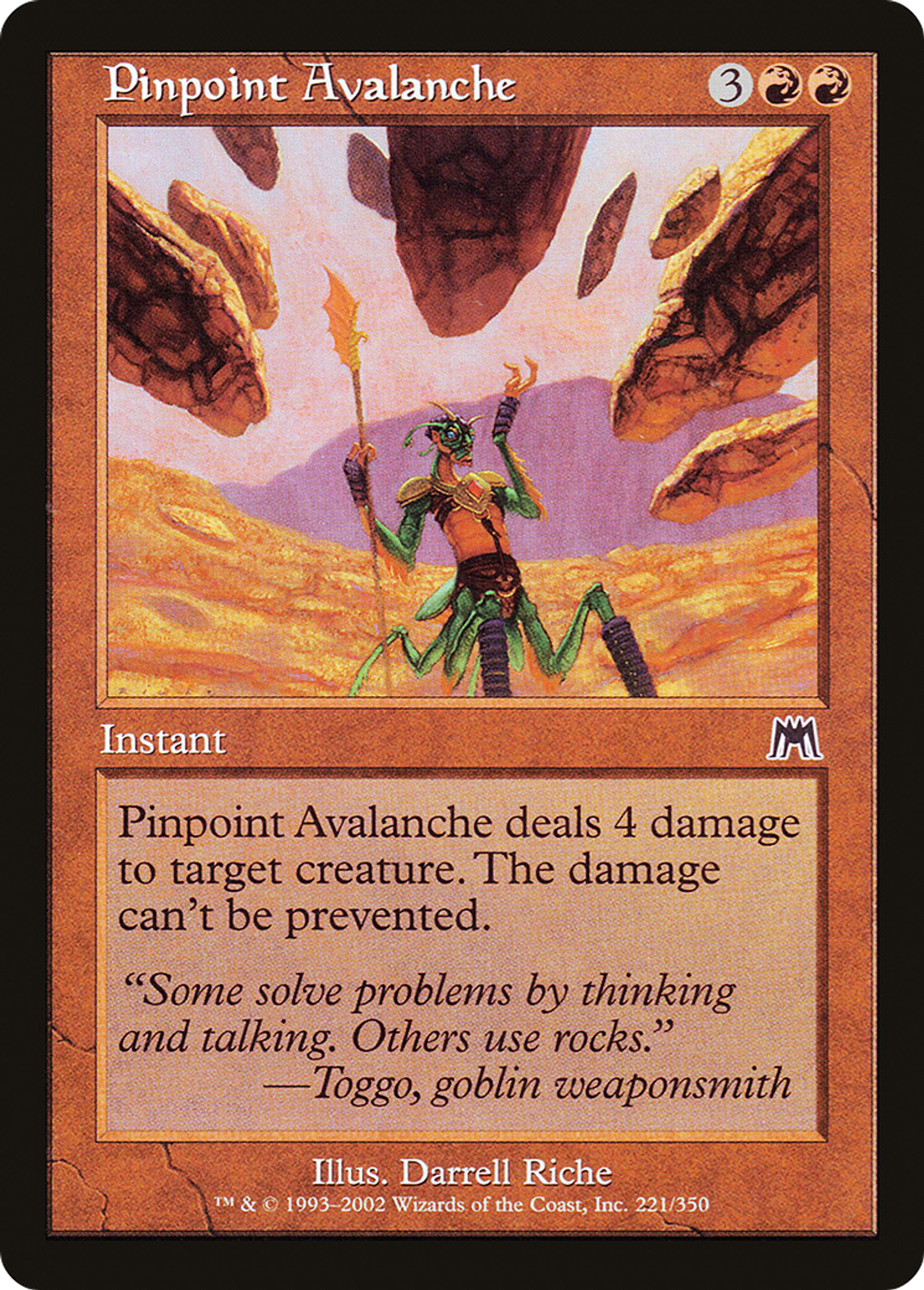 Avalanche de précision — Onslaught — Magic: The Gathering
