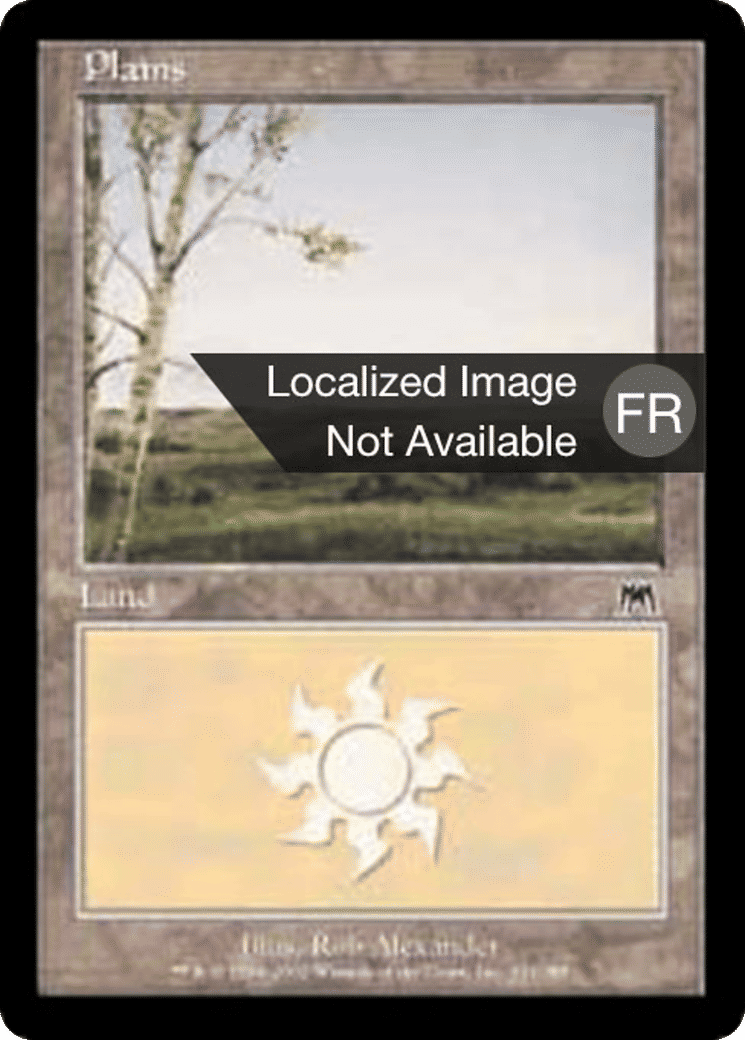 Plaine — Onslaught — Magic: The Gathering