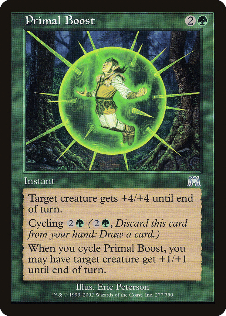 Primal Boost — Onslaught — Magic: The Gathering