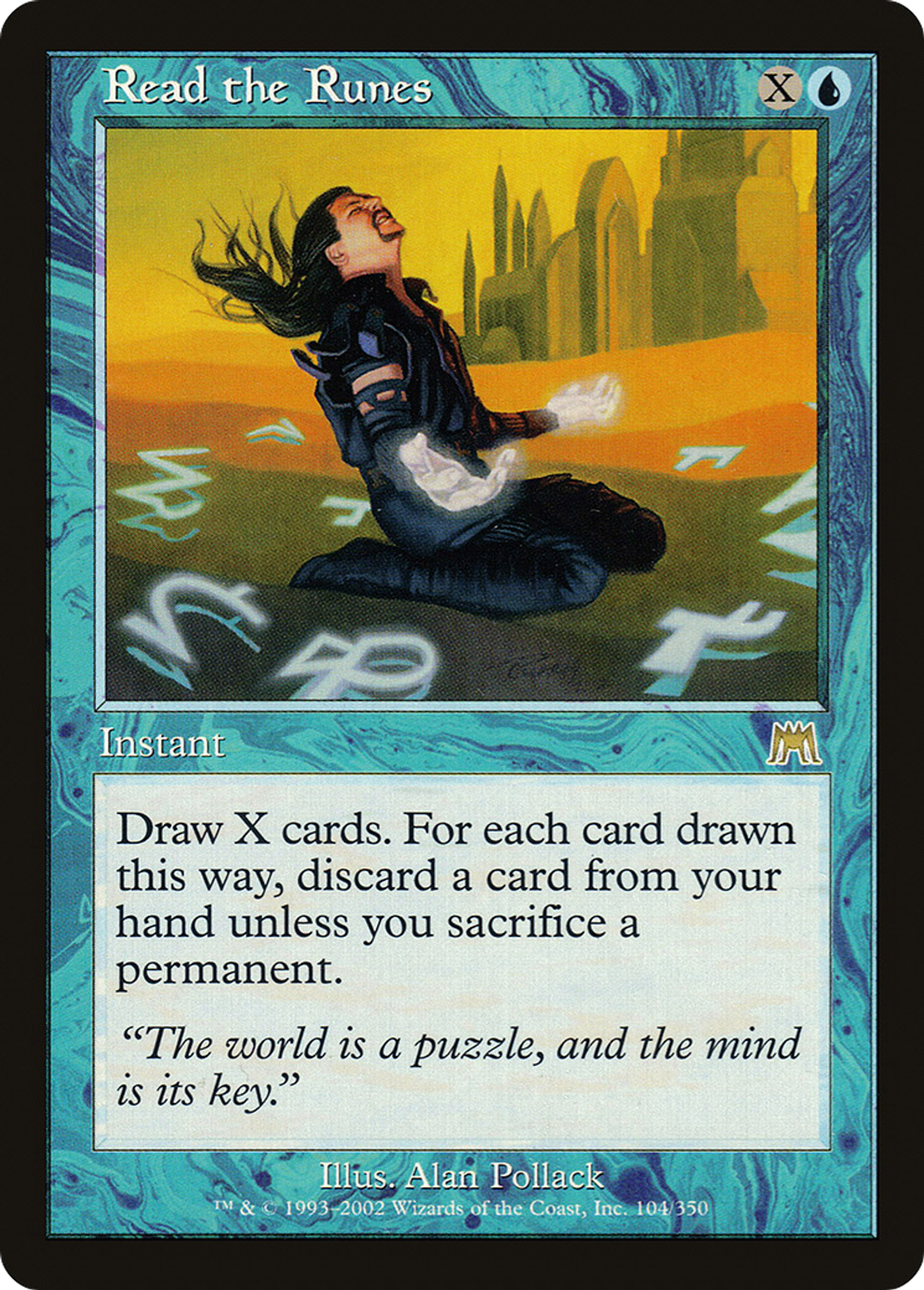 Déchiffrage des runes — Onslaught — Magic: The Gathering