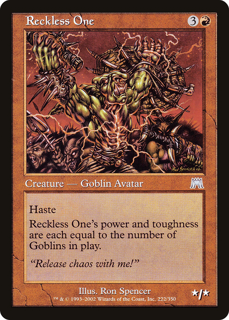 Reckless One — Onslaught — Magic: The Gathering