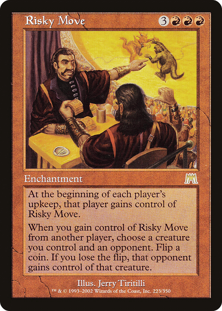 Risky Move — Onslaught — Magic: The Gathering