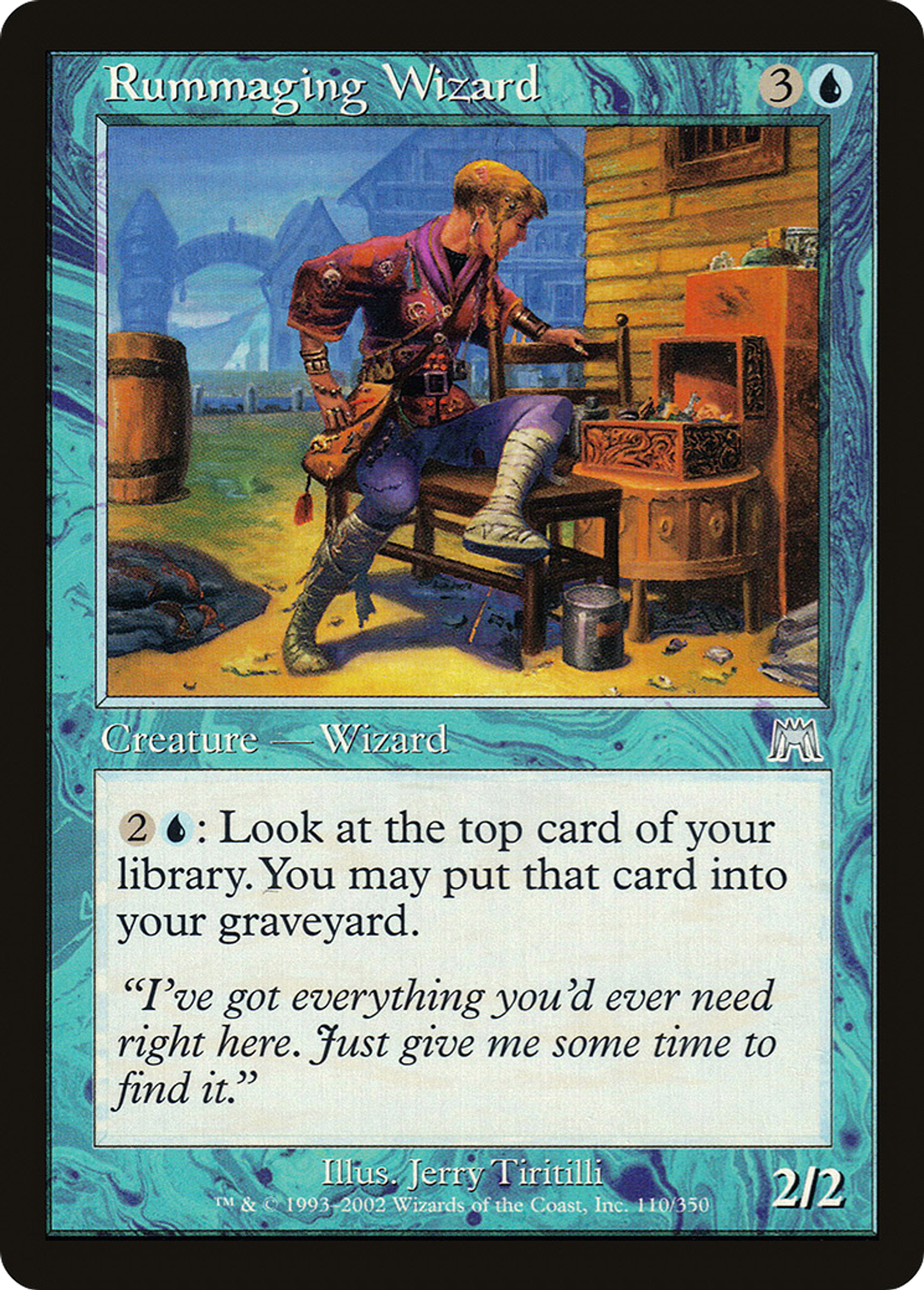 Sorcier fouineur — Onslaught — Magic: The Gathering