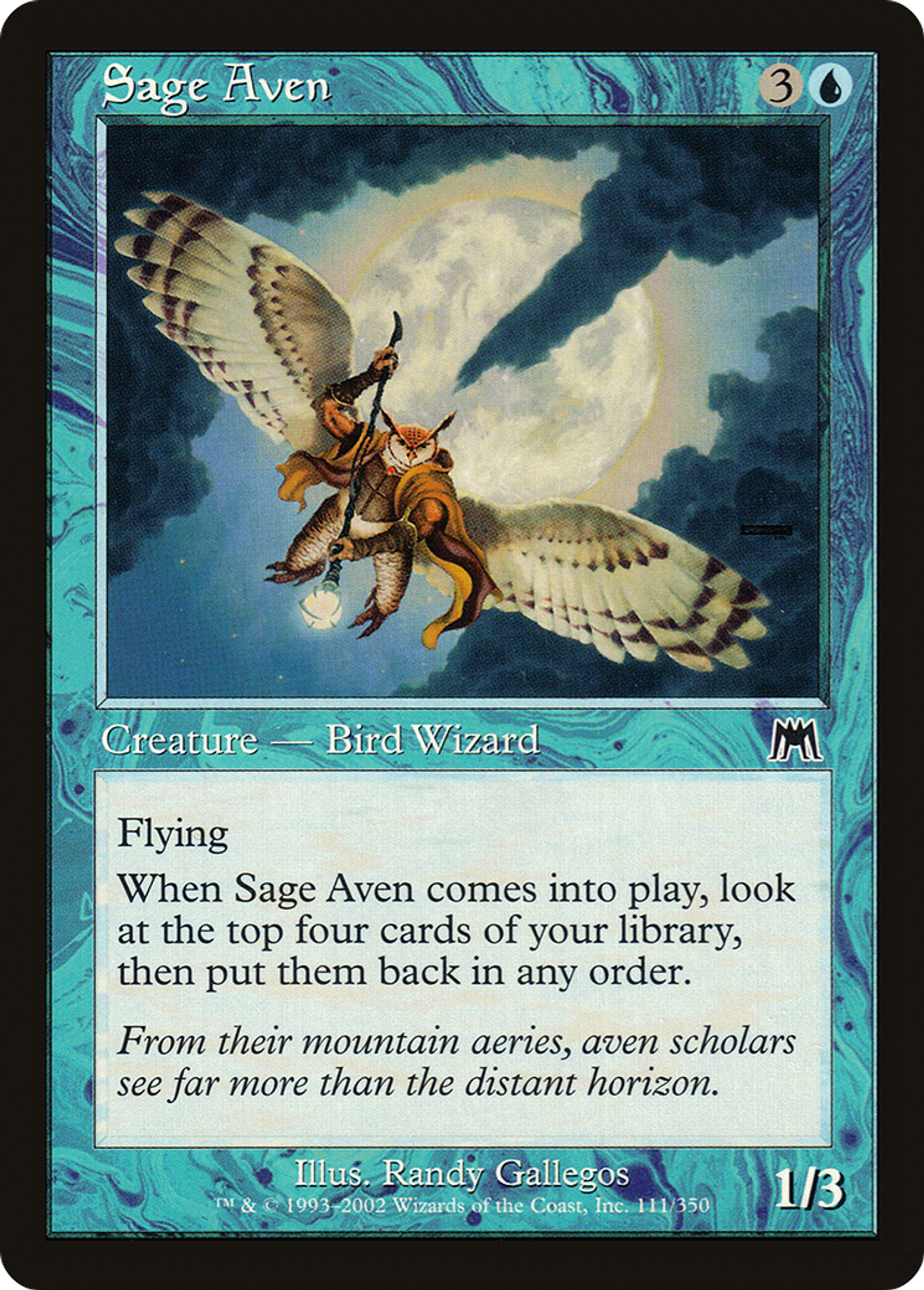 Avemain savant — Onslaught — Magic: The Gathering