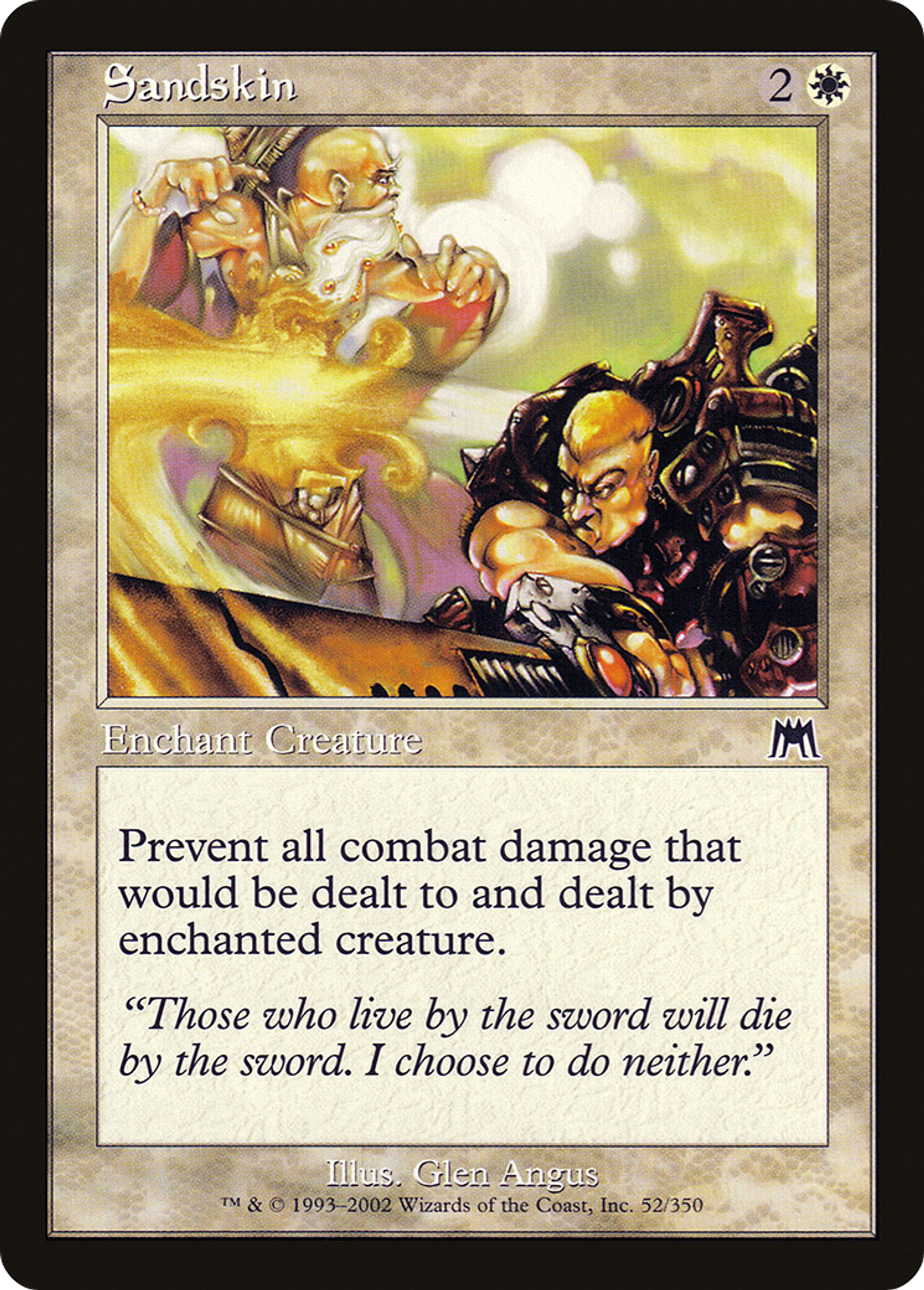 Épiderme de sable — Onslaught — Magic: The Gathering
