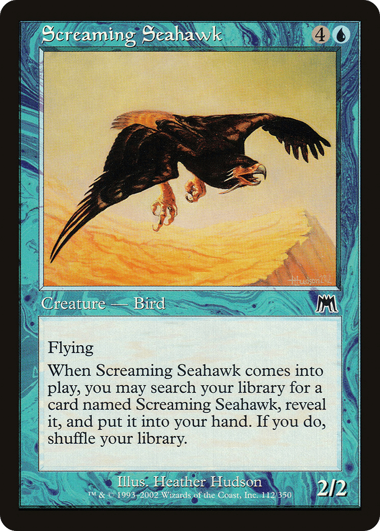 Screaming Seahawk — Onslaught — Magic: The Gathering
