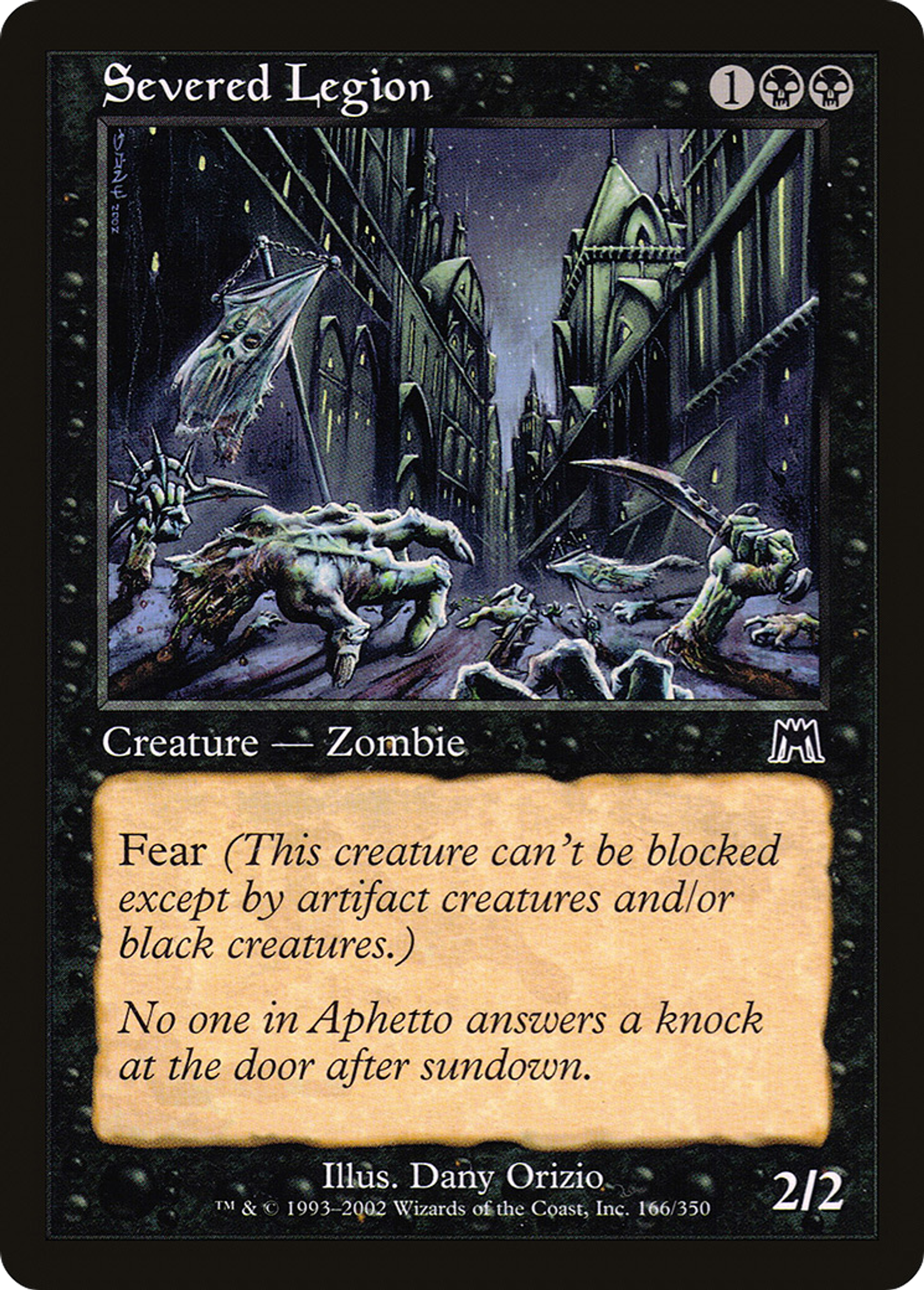 Légion sectionnée — Onslaught — Magic: The Gathering