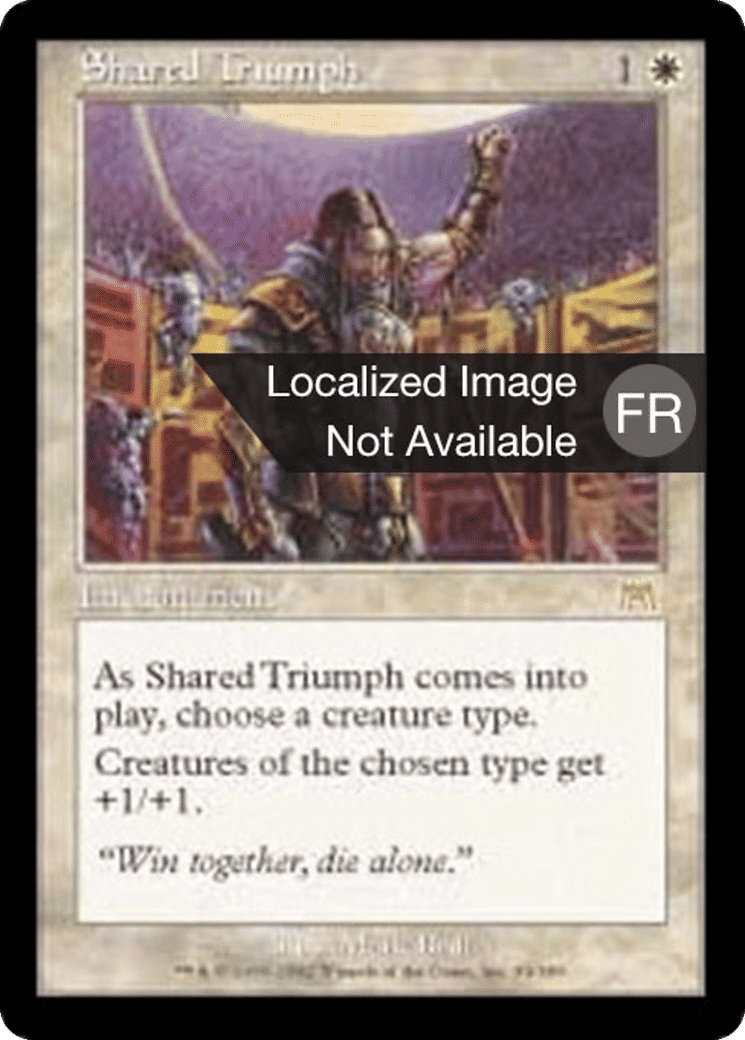 Triomphe partagé — Onslaught — Magic: The Gathering