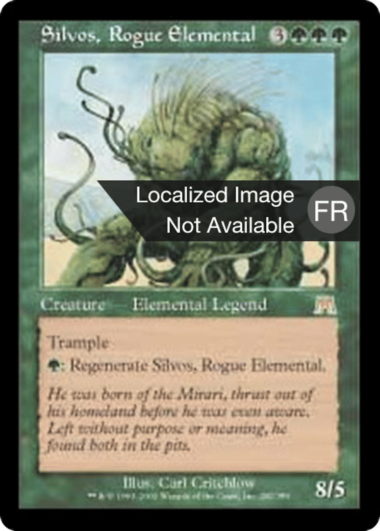 Silvos, élémental solitaire — Onslaught — Magic: The Gathering