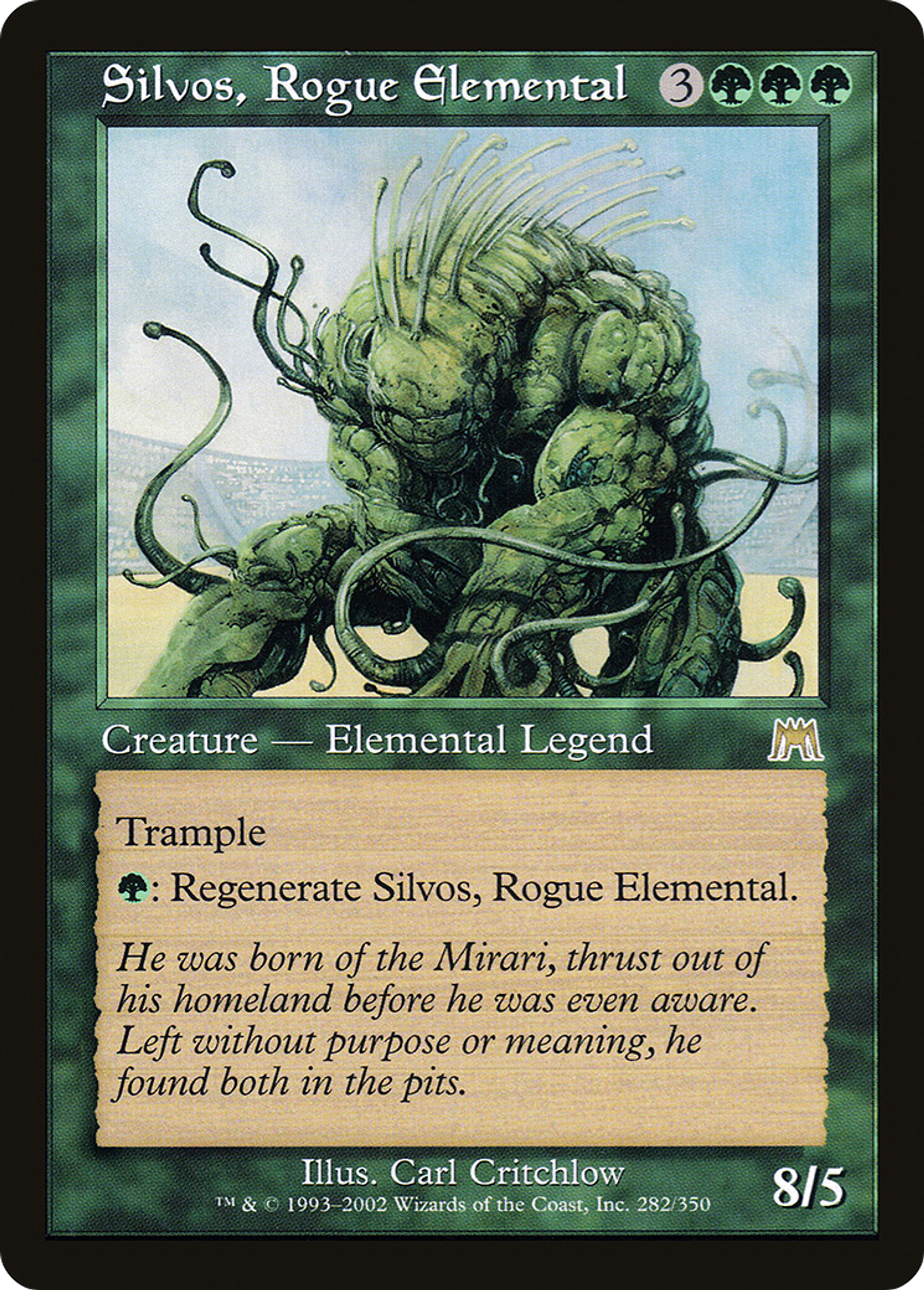 Silvos, élémental solitaire — Onslaught — Magic: The Gathering