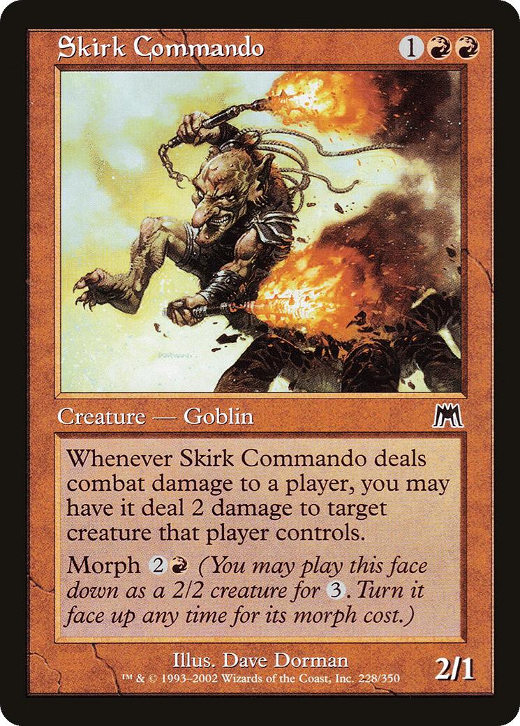 Skirk Commando — Onslaught — Magic: The Gathering
