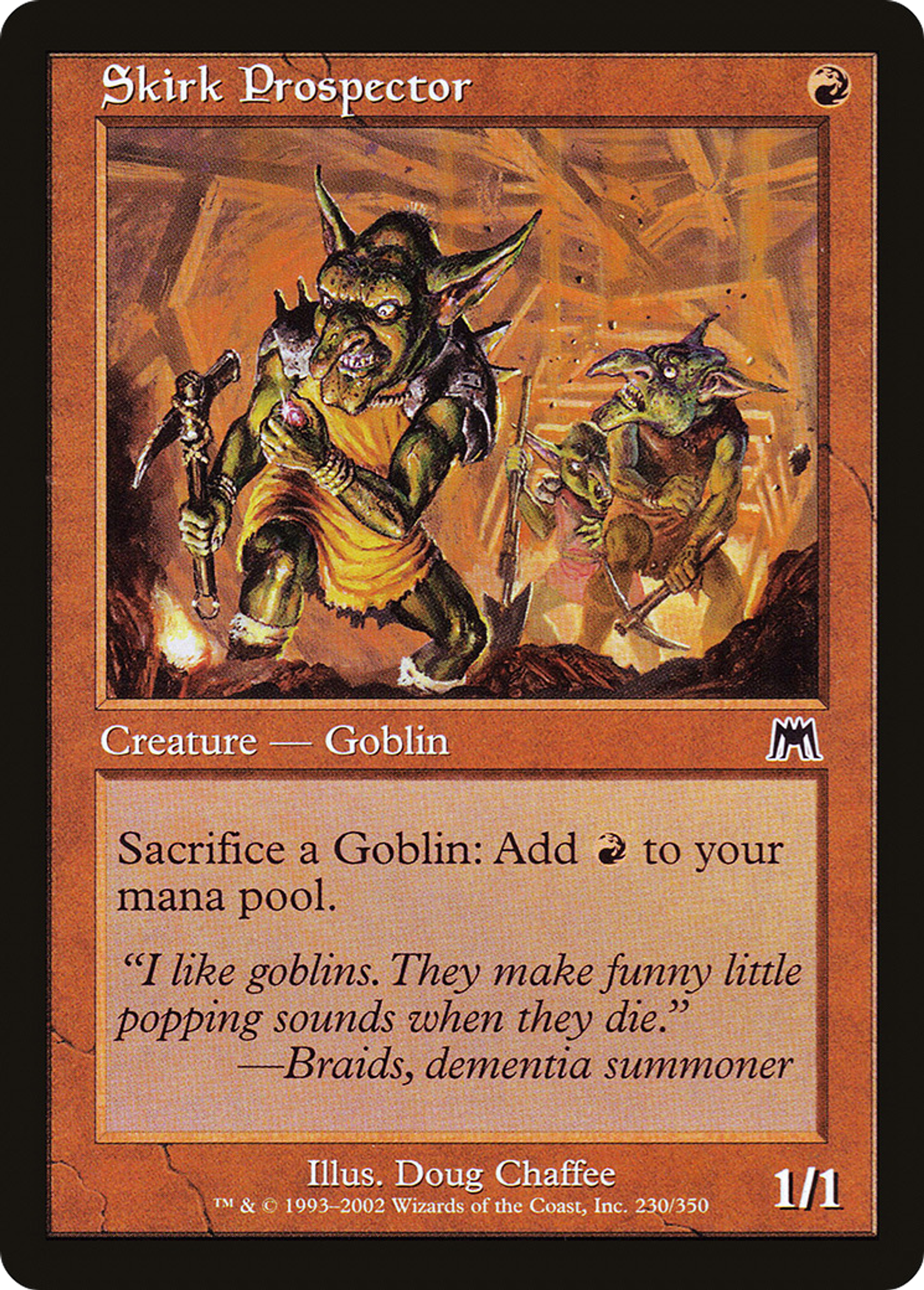 Skirk Prospector — Onslaught — Magic: The Gathering