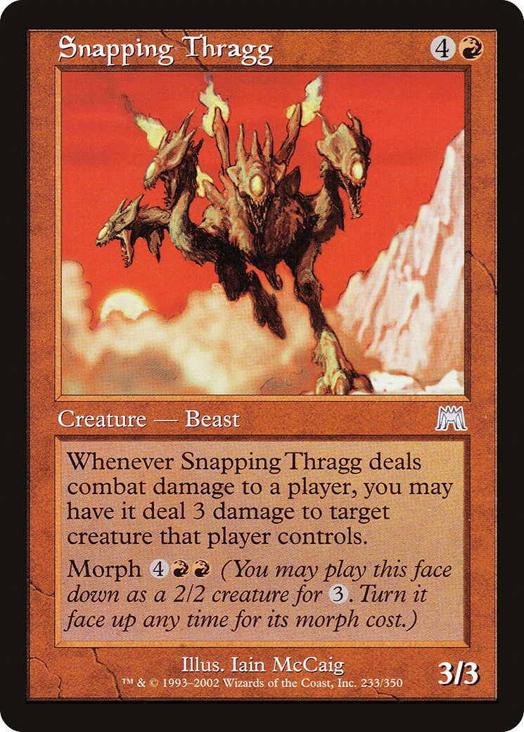 Snapping Thragg — Onslaught — Magic: The Gathering