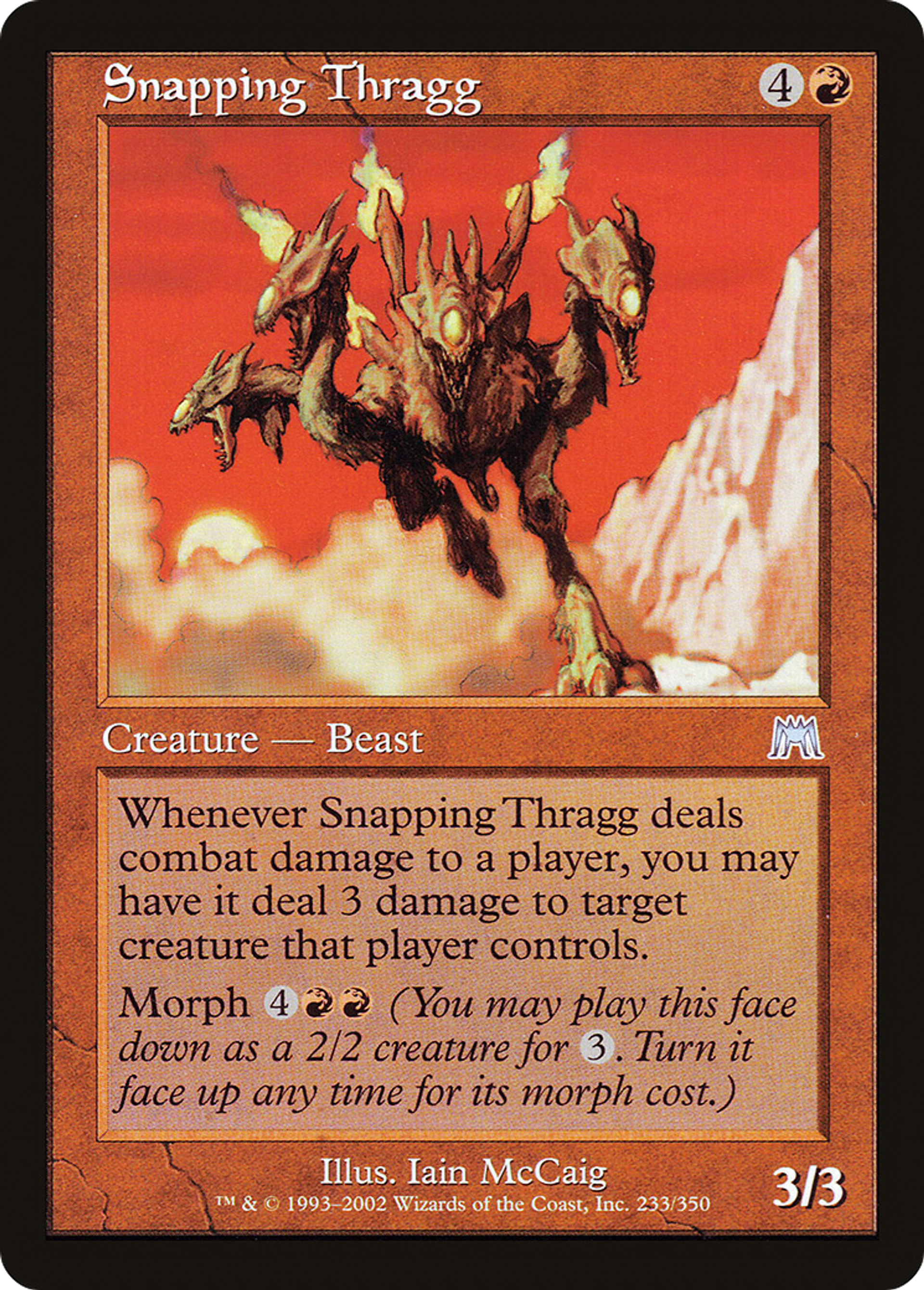 Thragg happeur — Onslaught — Magic: The Gathering