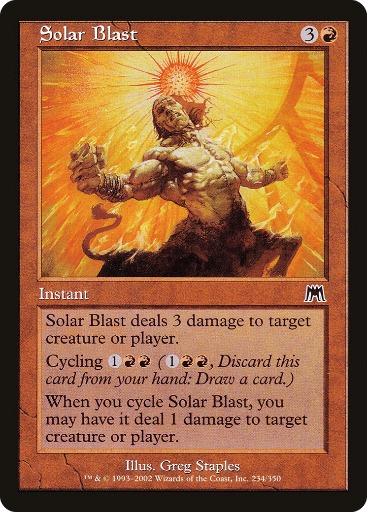 Solar Blast — Onslaught — Magic: The Gathering