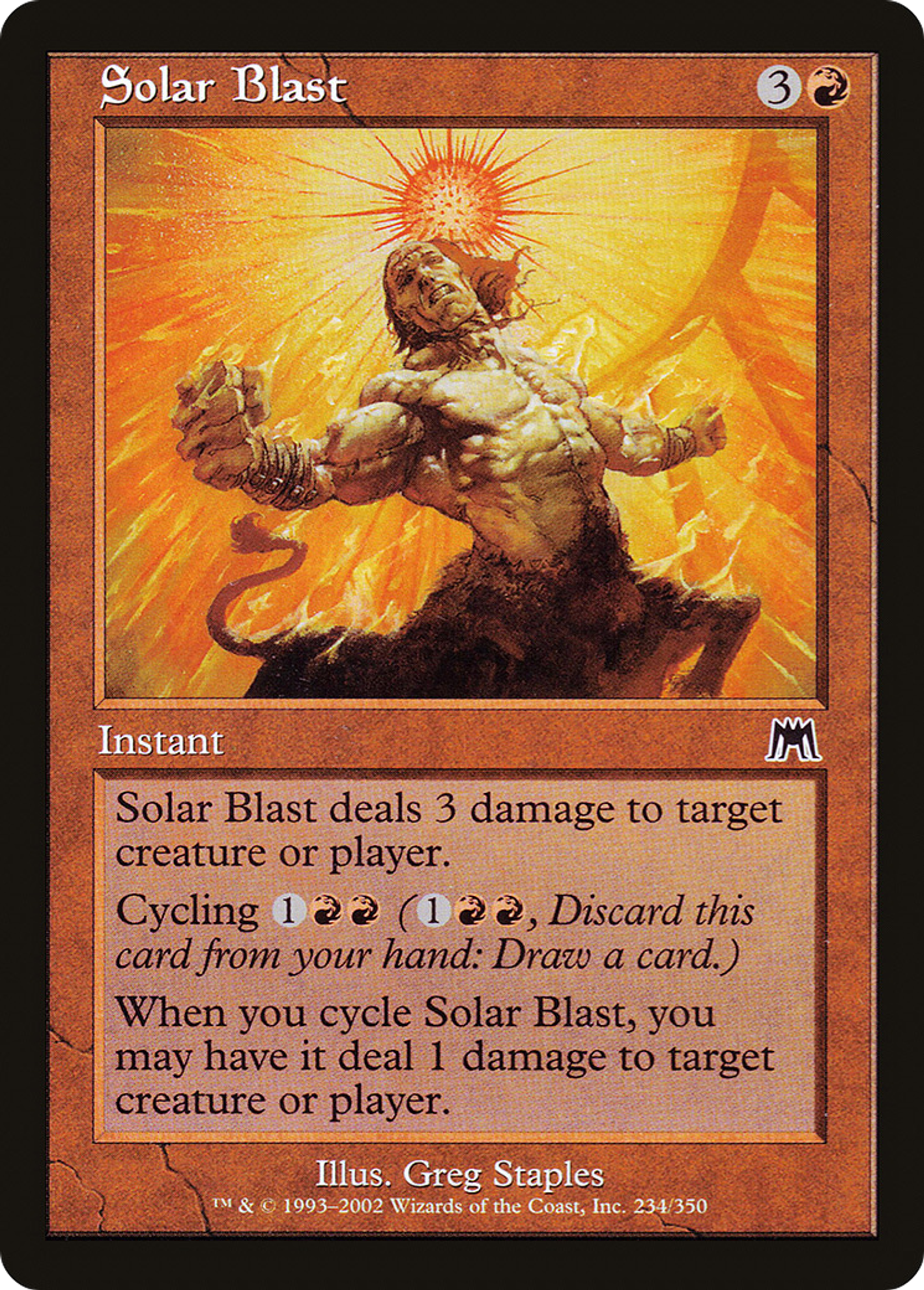 Déflagration solaire — Onslaught — Magic: The Gathering