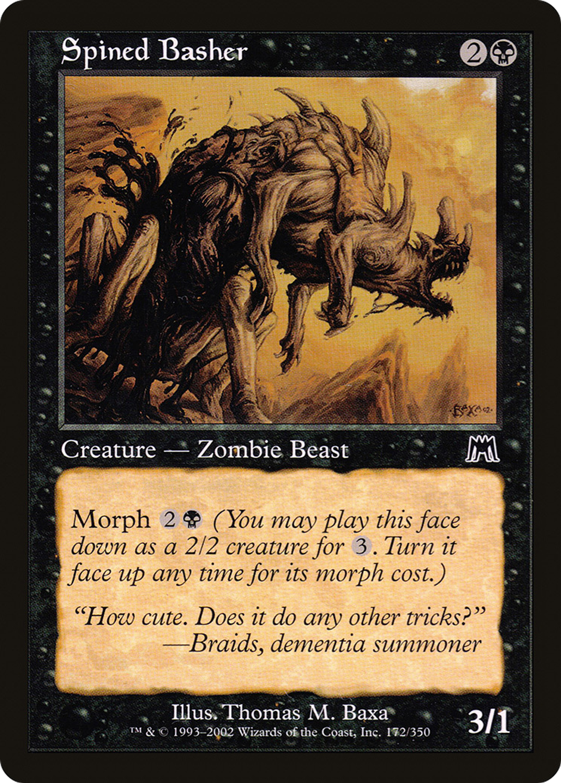 Défonceur à échine — Onslaught — Magic: The Gathering