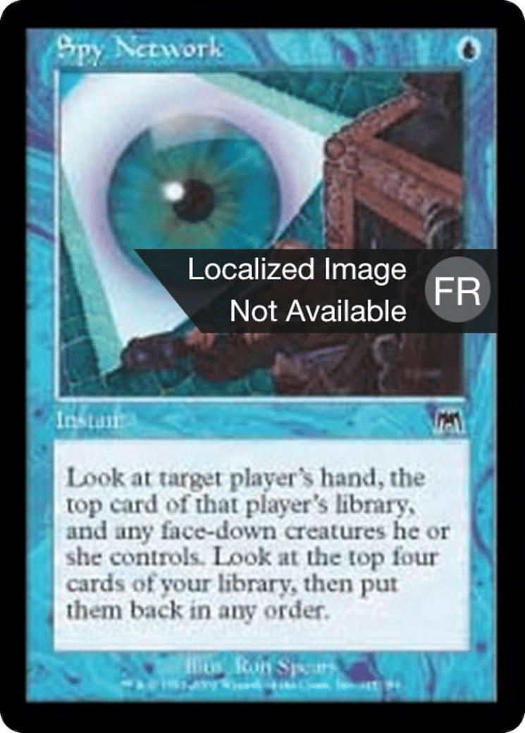 Réseau d'espionnage — Onslaught — Magic: The Gathering