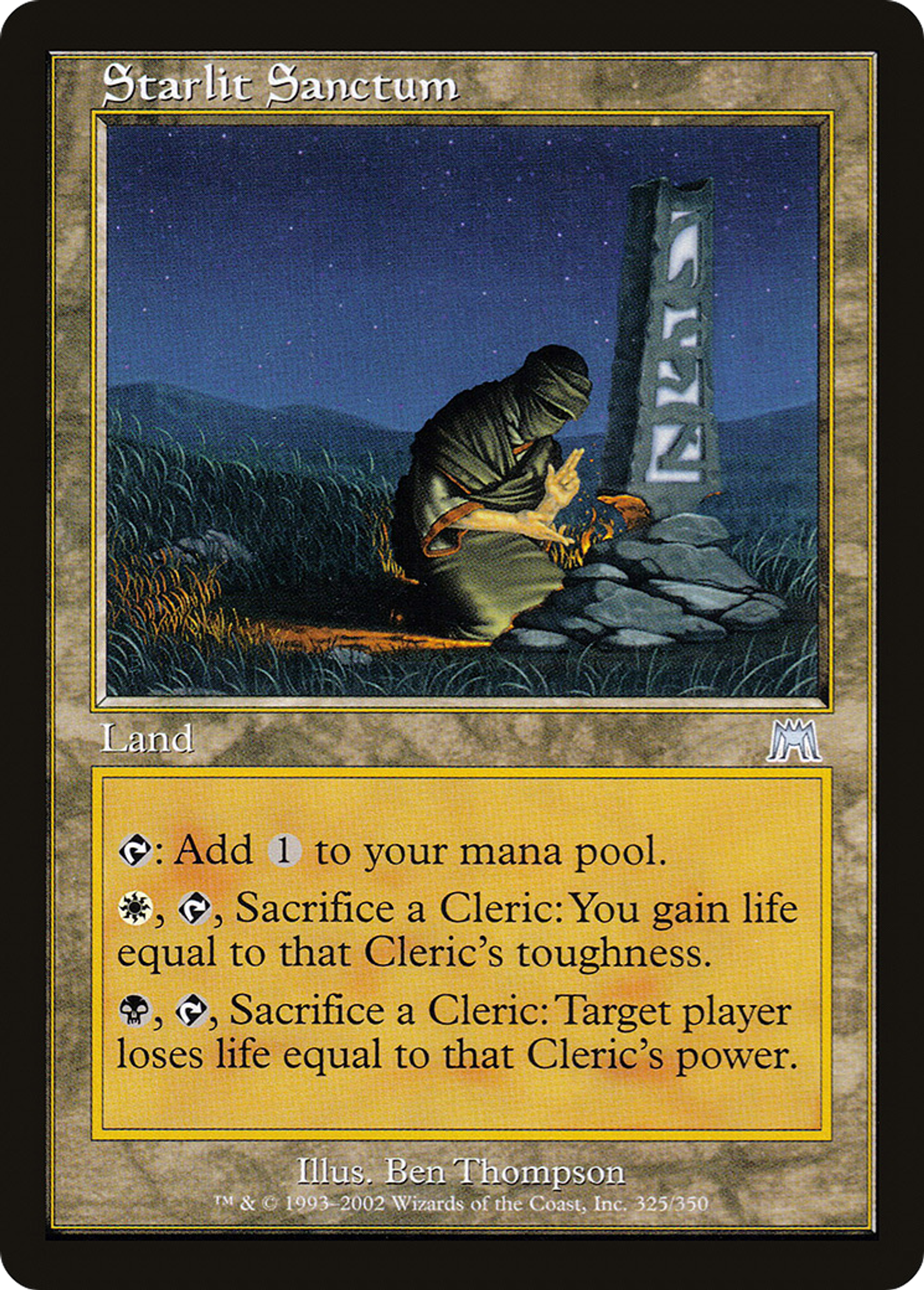 Sanctuaire sous les étoiles — Onslaught — Magic: The Gathering