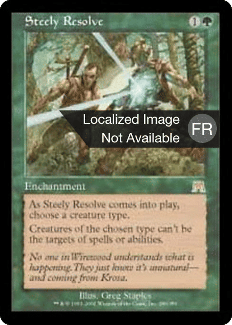 Détermination d'acier — Onslaught — Magic: The Gathering