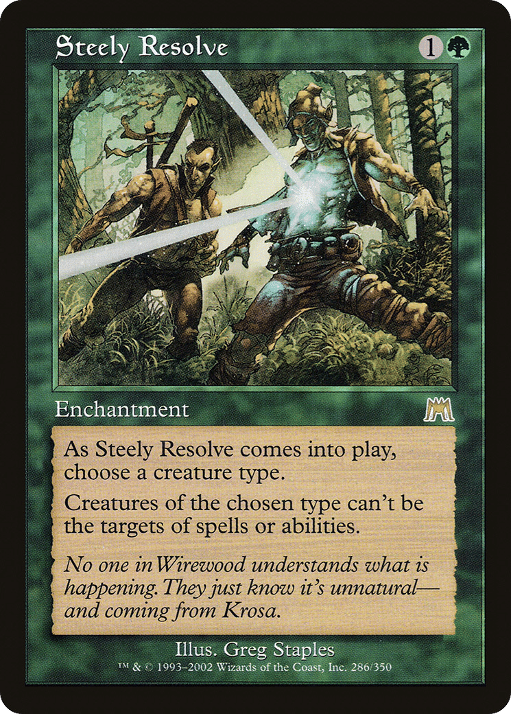 Steely Resolve — Onslaught — Magic: The Gathering