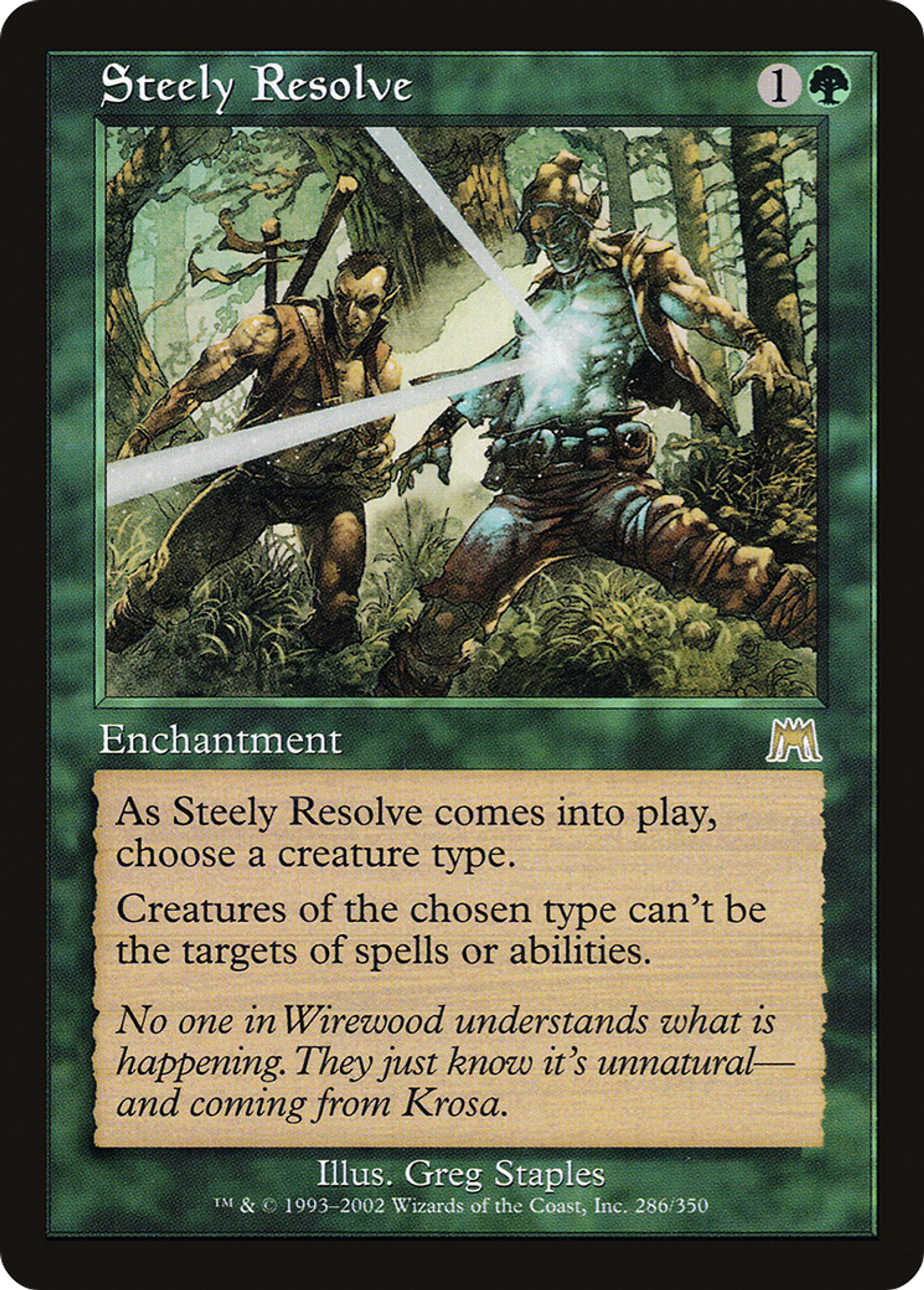 Détermination d'acier — Onslaught — Magic: The Gathering
