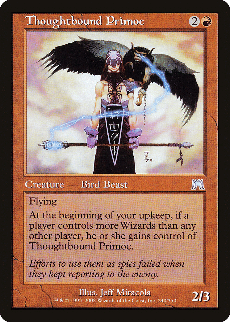Thoughtbound Primoc — Onslaught — Magic: The Gathering