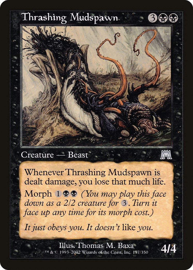 Thrashing Mudspawn — Onslaught — Magic: The Gathering