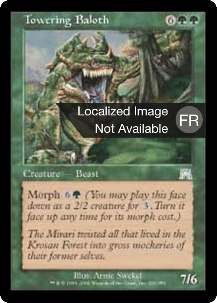 Baloth imposant — Onslaught — Magic: The Gathering