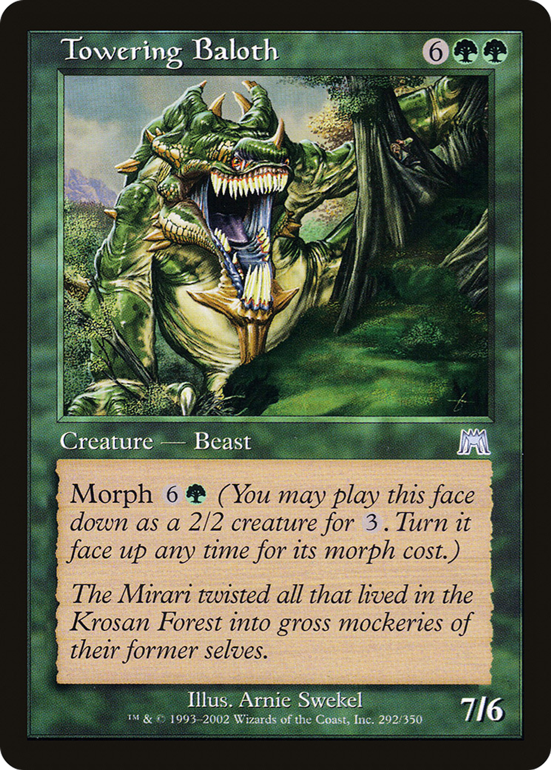 Baloth imposant — Onslaught — Magic: The Gathering