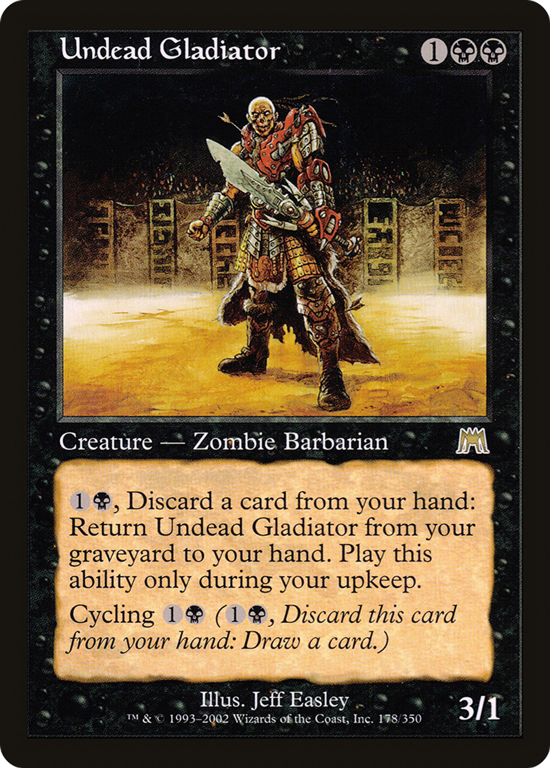 Gladiateur mort-vivant — Onslaught — Magic: The Gathering