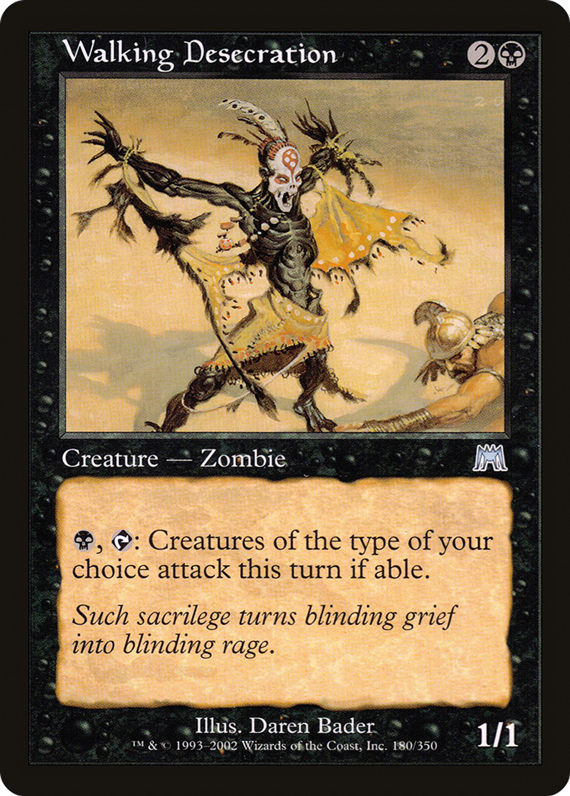 Profanation ambulante — Onslaught — Magic: The Gathering