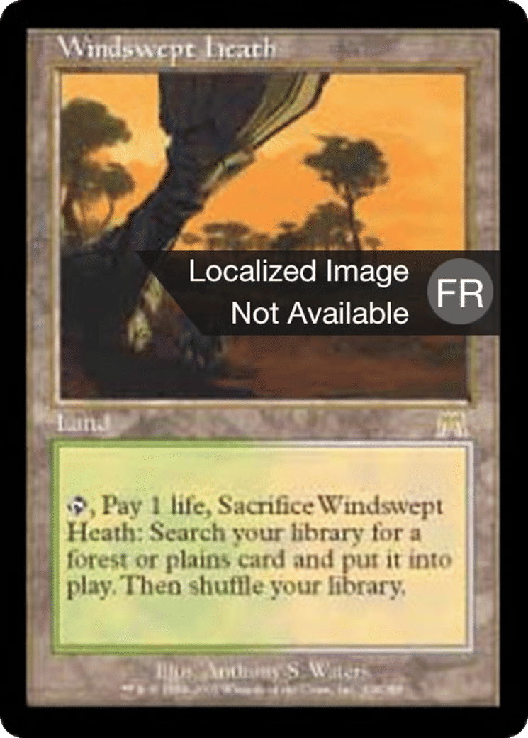Lande venteuse — Onslaught — Magic: The Gathering