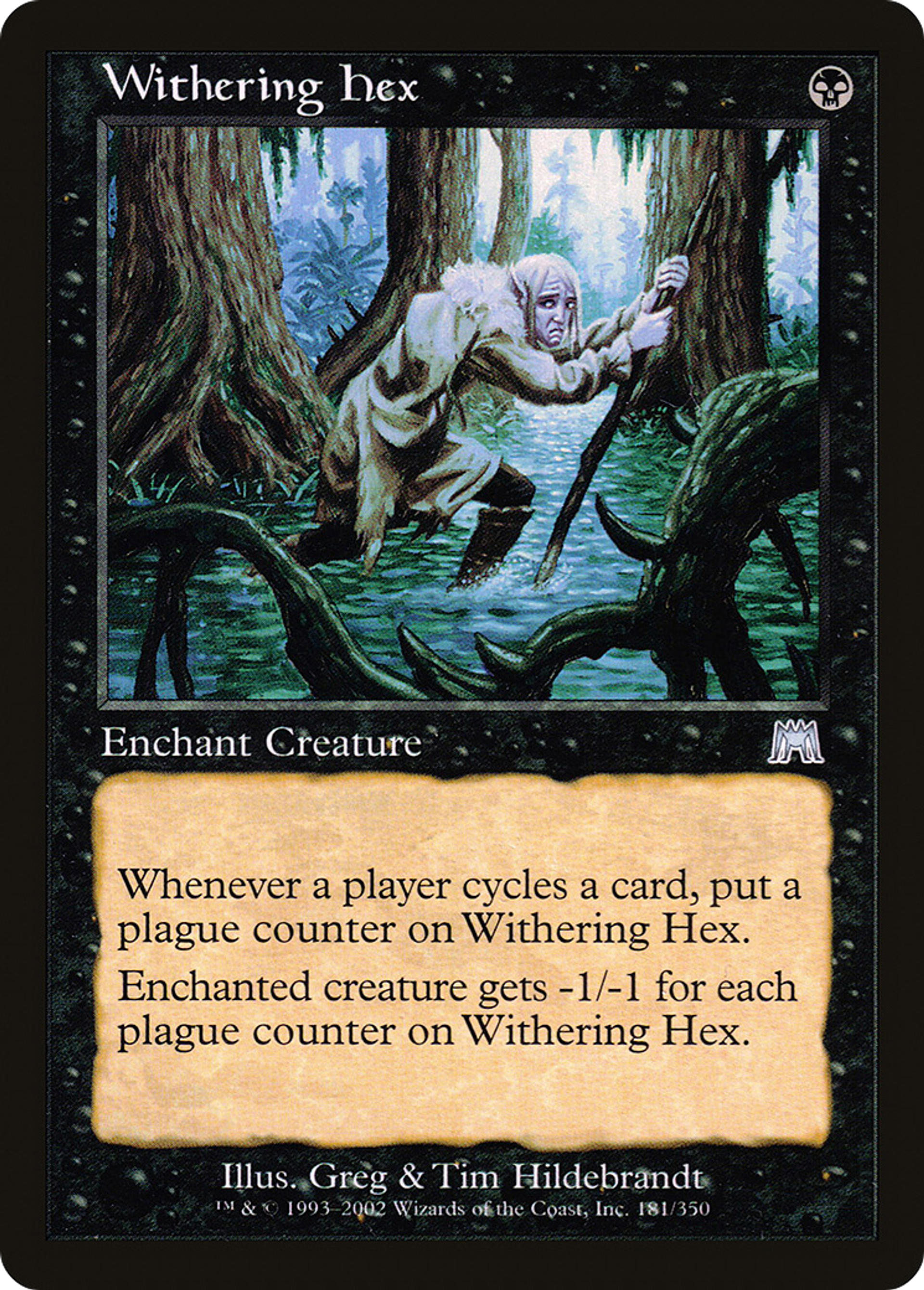 Maléfice flétrissant — Onslaught — Magic: The Gathering