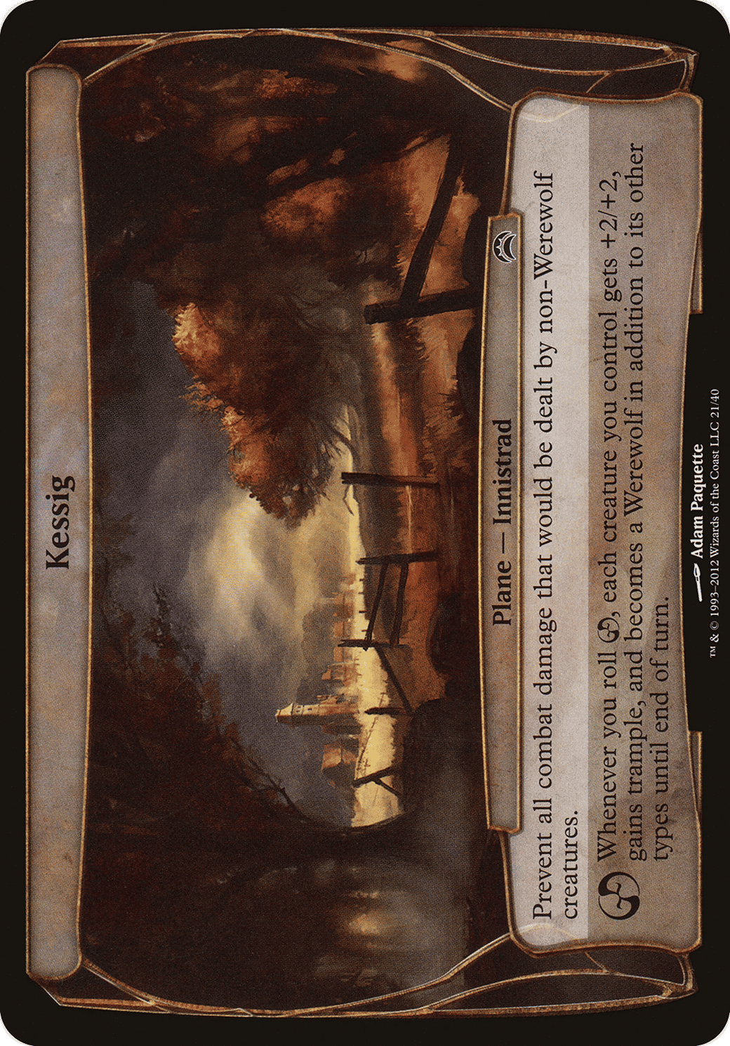 Kessig — Planechase 2012 Planes — Magic: The Gathering