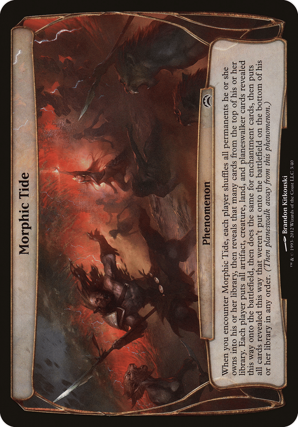 Morphic Tide — Planechase 2012 Planes — Magic: The Gathering