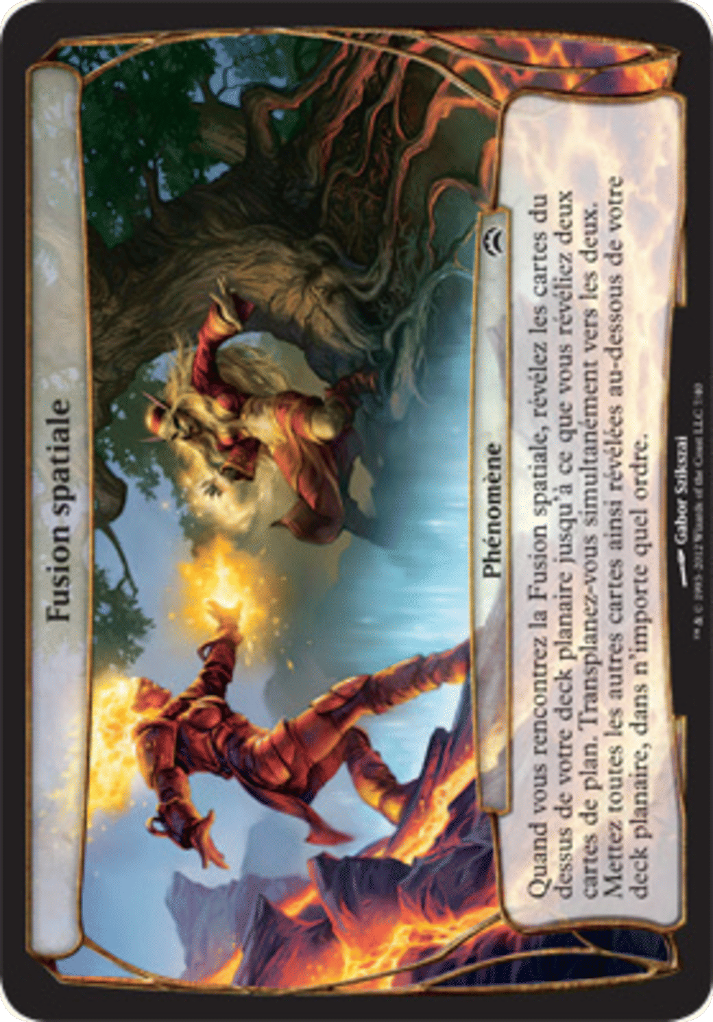 Fusion spatiale — Planechase 2012 Planes — Magic: The Gathering