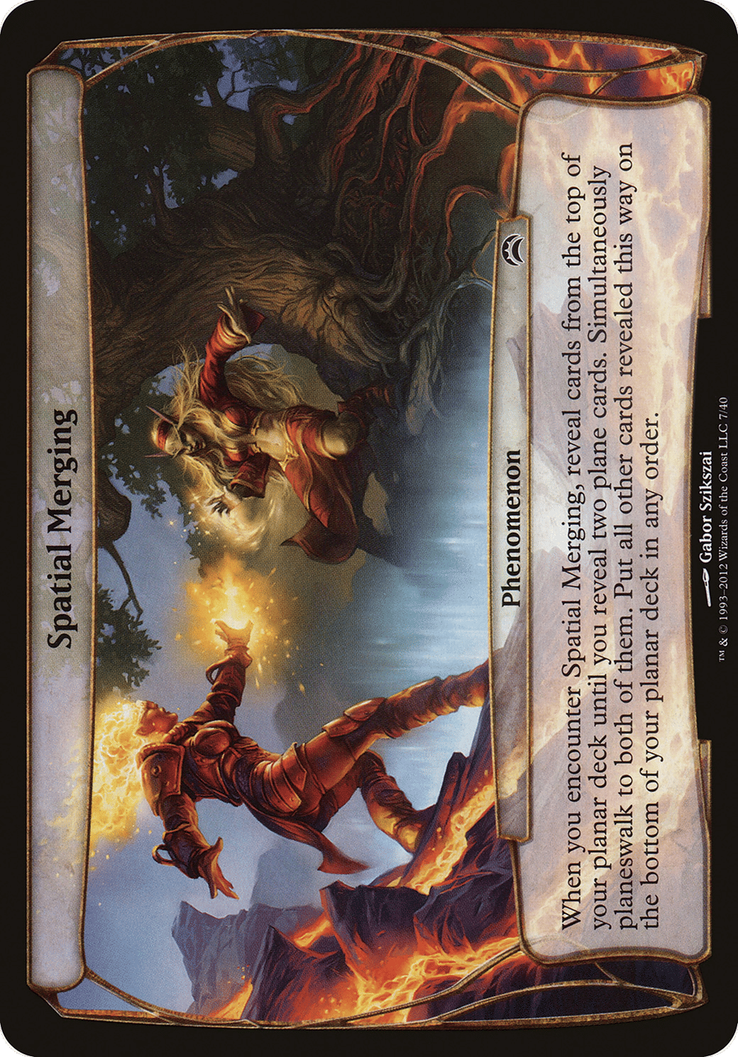 Spatial Merging — Planechase 2012 Planes — Magic: The Gathering