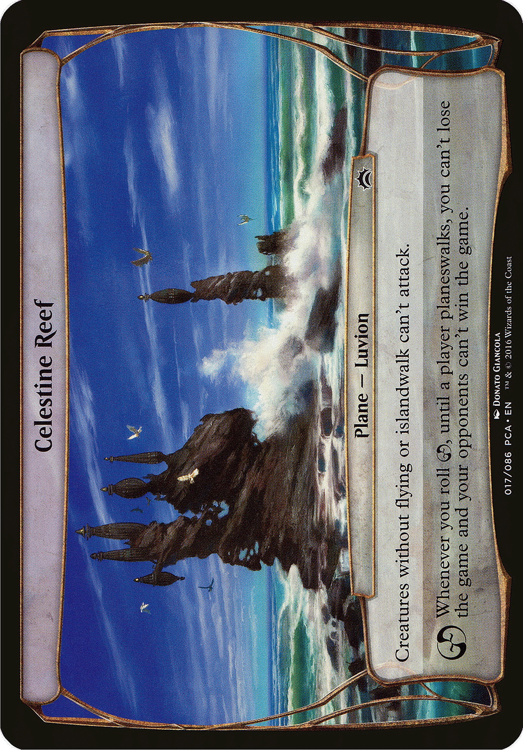 Celestine Reef — Planechase Anthology Planes — Magic: The Gathering