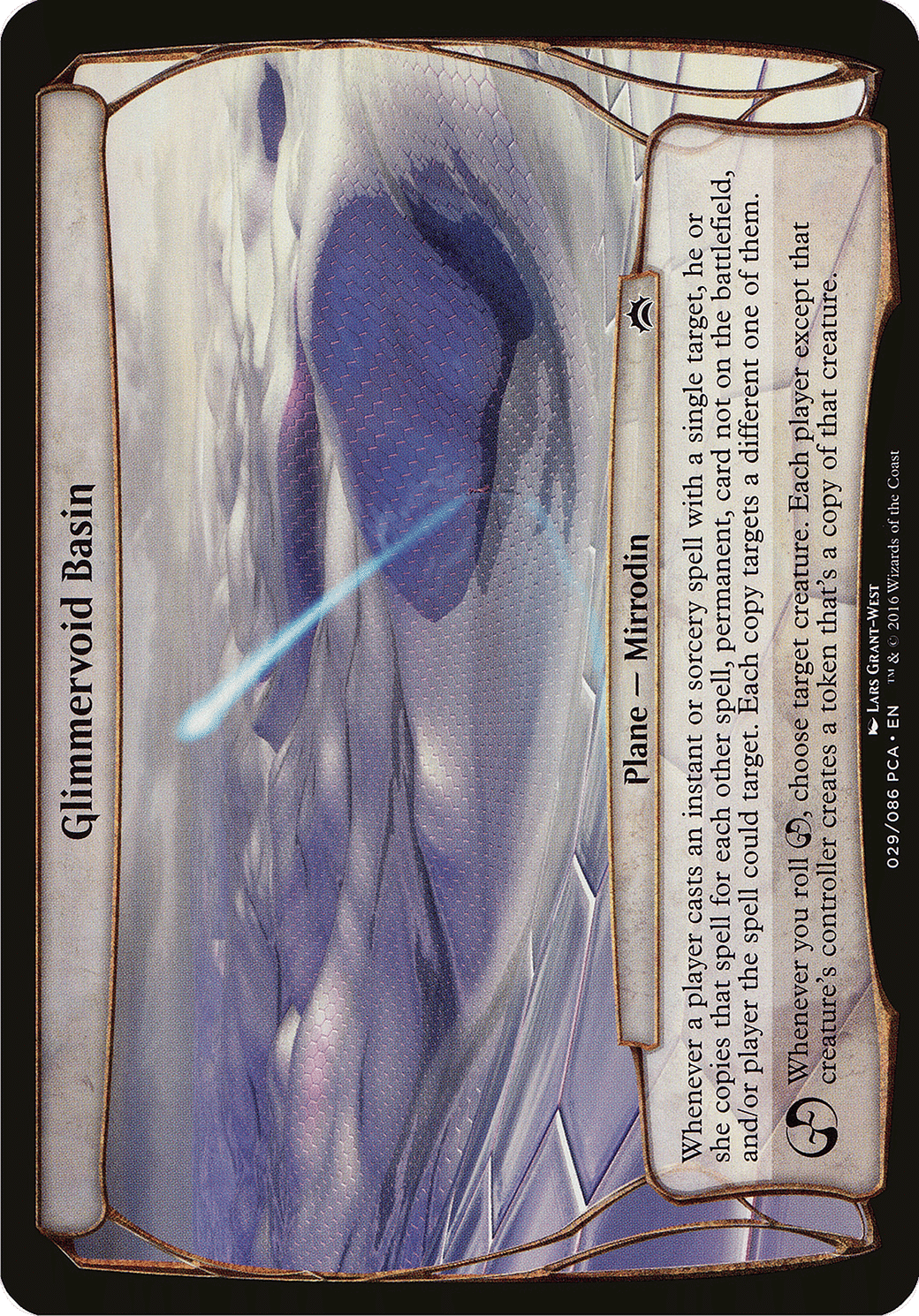 Glimmervoid Basin — Planechase Anthology Planes — Magic: The Gathering