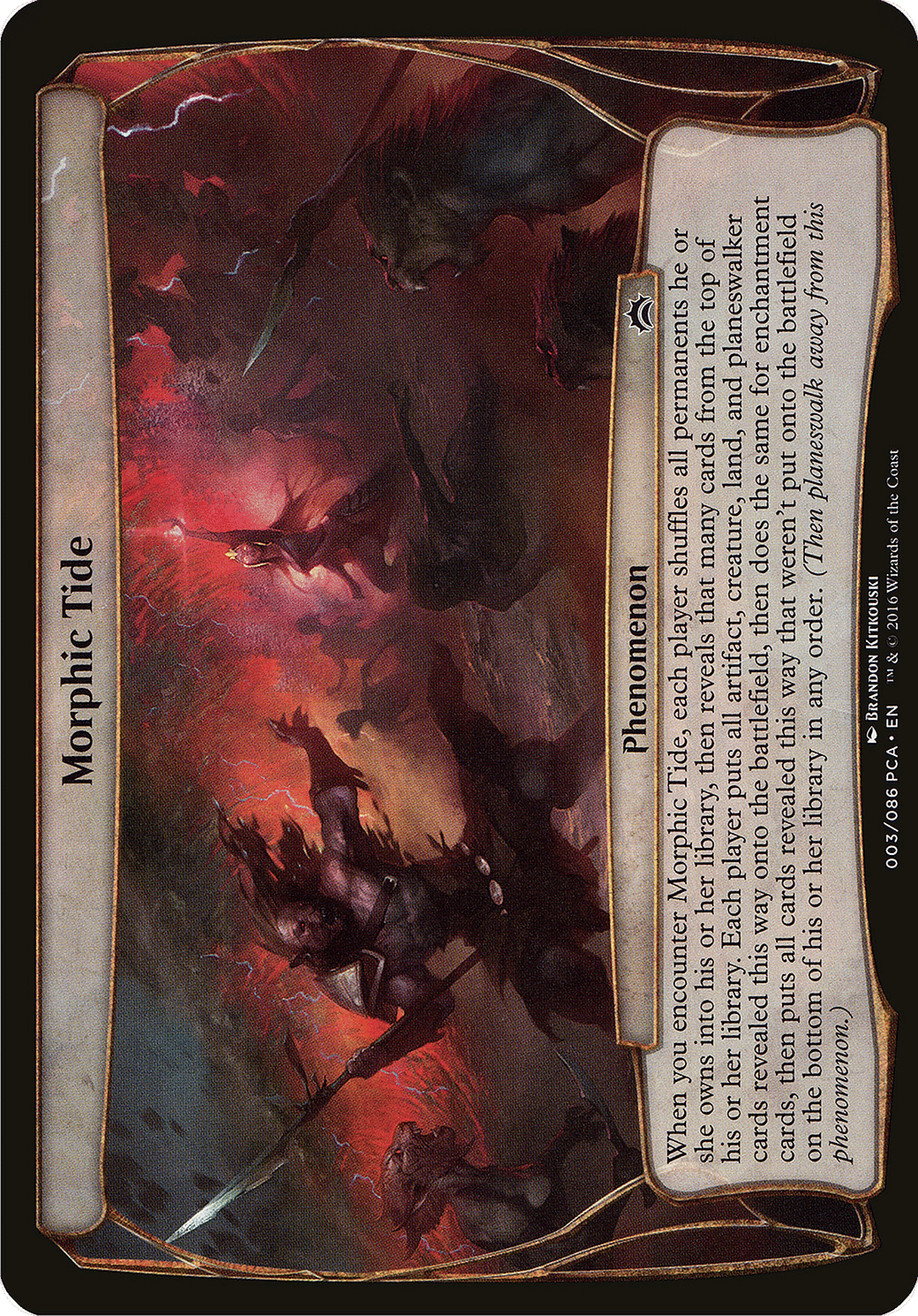 Morphic Tide — Planechase Anthology Planes — Magic: The Gathering
