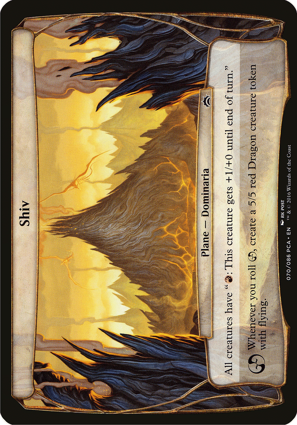 Shiv — Planechase Anthology Planes — Magic: The Gathering