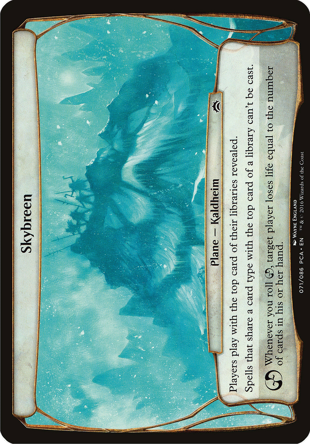 Skybreen — Planechase Anthology Planes — Magic: The Gathering