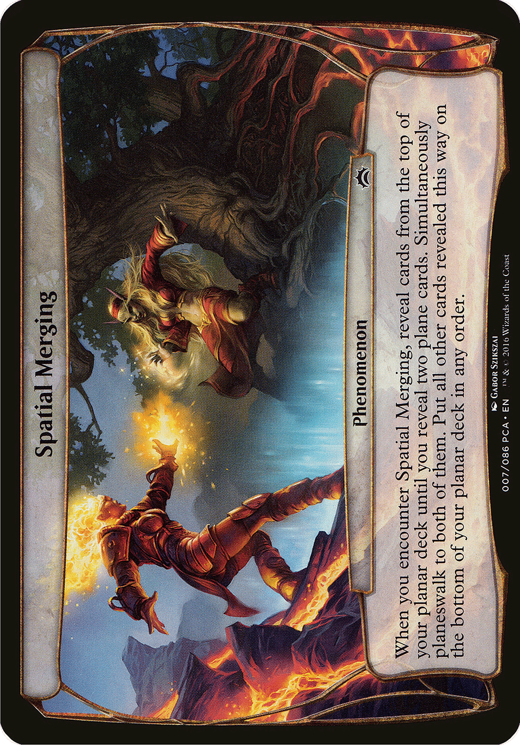 Spatial Merging from Planechase Anthology Planes - Magic: The Gathering