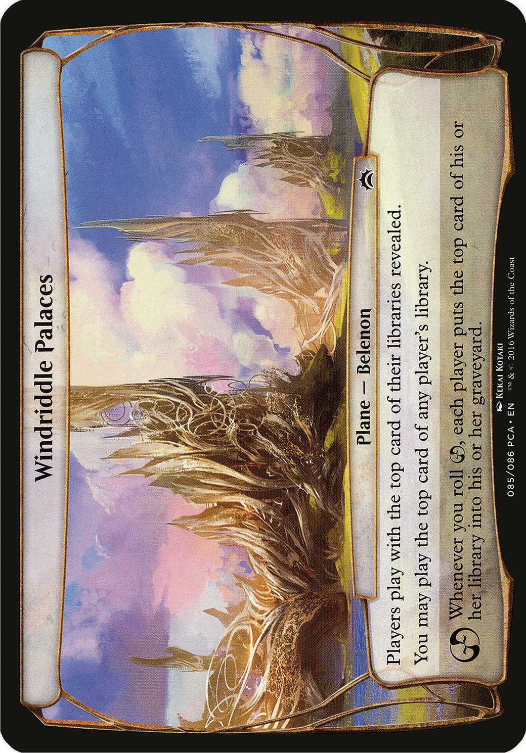 Windriddle Palaces — Planechase Anthology Planes — Magic: The Gathering