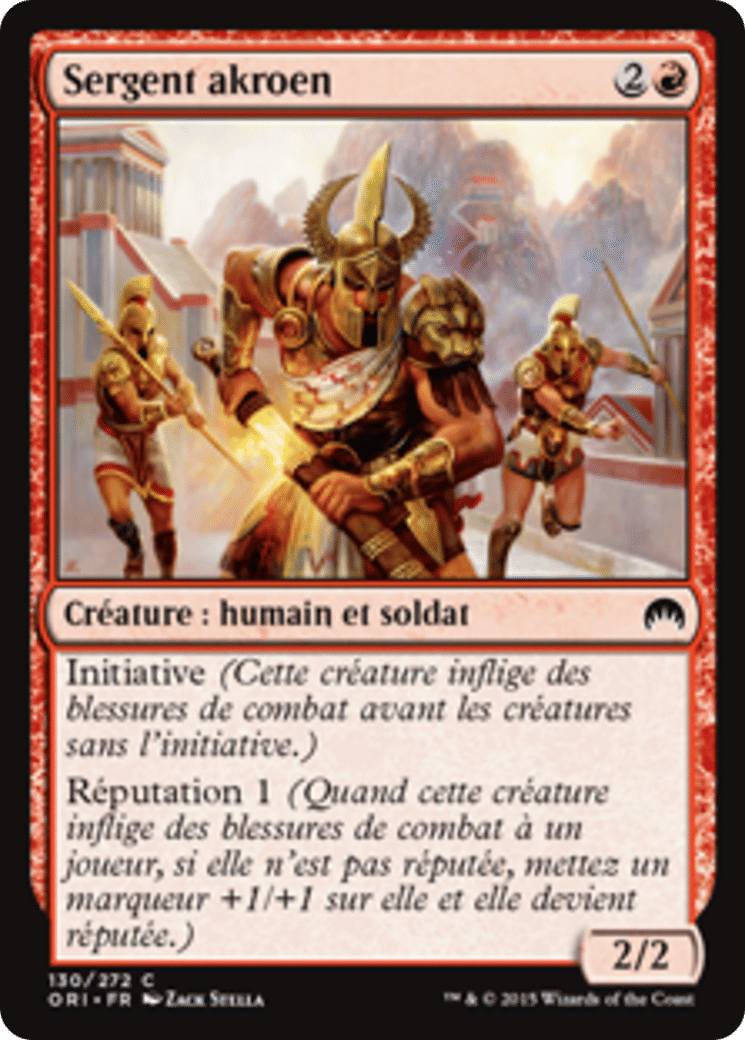 Sergent akroen — Magic Origins — Magic: The Gathering