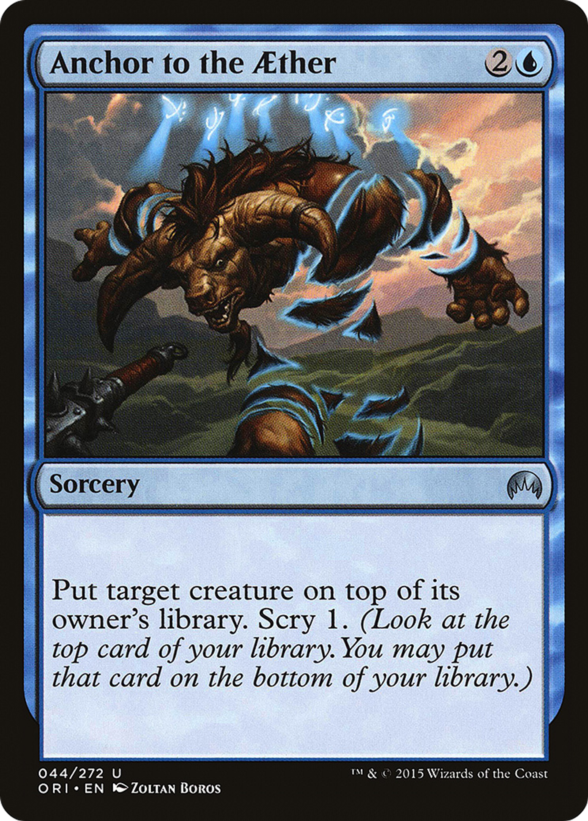 Anchor to the Aether — Magic Origins — Magic: The Gathering